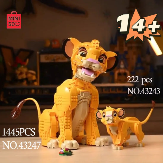 2025 Christmas Promotion The Lion King Simba 43247 43243 Decoration Building Block Series Adult kids Boys and Girls Toys gifts